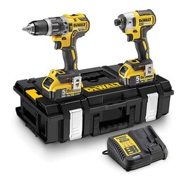 Dewalt System AKU 18 Volt 18 Volt Kombi-Kit: DCD796, DCF887, 2