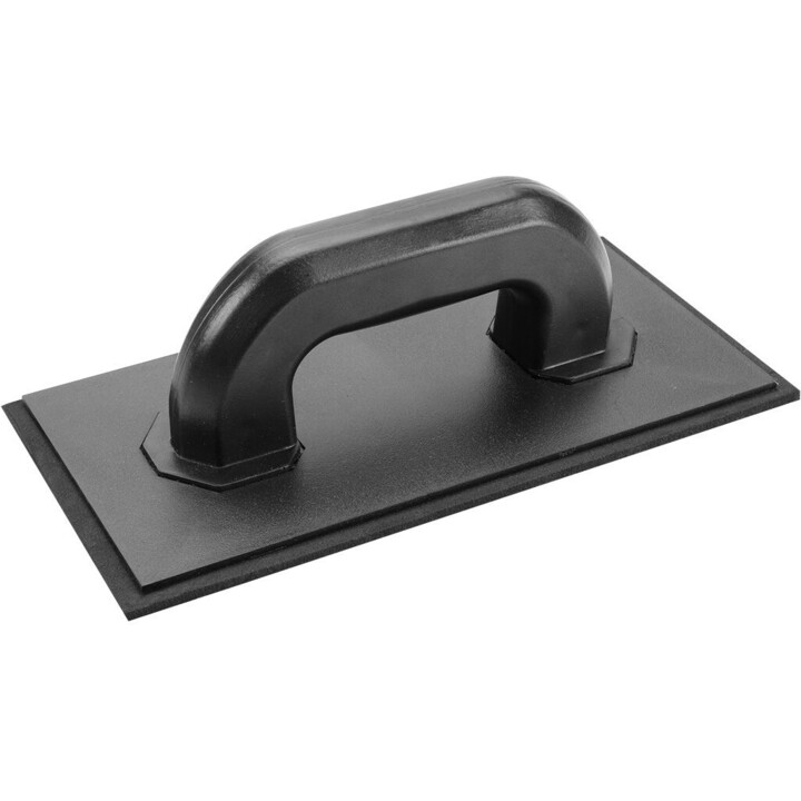 Tiling kit: 24l container with a grate and rolls, a rubber float, a soft sponge float