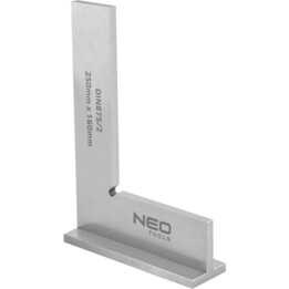 Precision Square con base, Din875/2, 250x160 mm