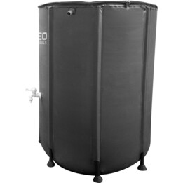 Contenedor plegable para almacenar agua de lluvia, 500 L, PVC
