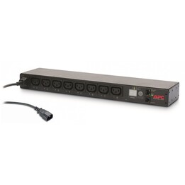 APC AP7920B Power Distribution Unit (PDU) 8 AC Outlets 0U/1U Black