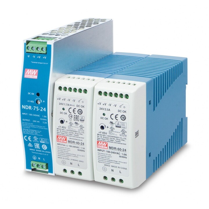 Fonte de alimentação PLANET PWR-40-24 40 W Azul, Branco
