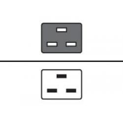 Hewlett Packard Enterprise AF574A Power Cable Grey 2 m C20 Coupler C19 Coupler