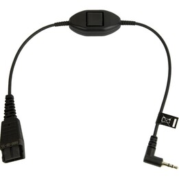 Cabo de áudio Jabra 8800-00-55 0,3 m QD 2,5 mm jack preto