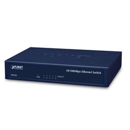 PLANET FSD-503 Fast Ethernet switch (10/100) Blue