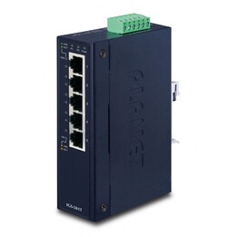 Switch PLANET IGS-501T Gigabit Ethernet não gerenciado (10/100/1000) Azul