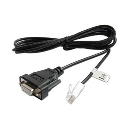APC AP940-0625A Gender Changer für DB9 RJ45-Kabel, Schwarz