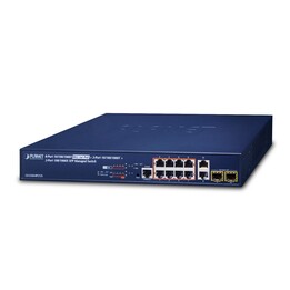 PLANET GS-5220-8P2T2S Managed L2+ Gigabit Ethernet (10/100/1000) Power over Ethernet (PoE) 1U Blau