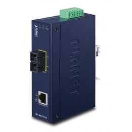PLANET IFT-802TS15 Medienkonverter 100 Mbit/s 1310 nm Einzelmodus Blau