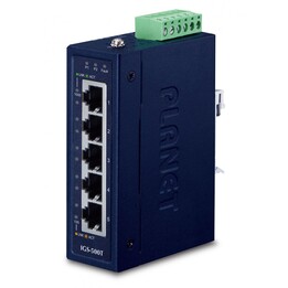 Switch PLANET IGS-500T Gigabit Ethernet não gerenciado (10/100/1000) Azul