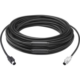 Logitech 939-001490 PS/2-Kabel 15 m 6-polig Mini-DIN Schwarz