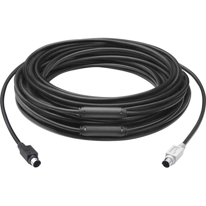 Cabo PS/2 Logitech 939-001490 15 m 6 p Mini-DIN Preto