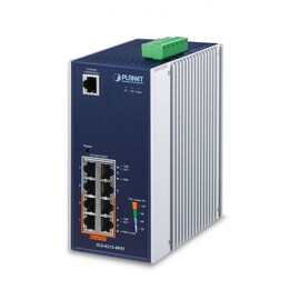 PLANET IGS-4215-4P4T Managed L2/L4 Gigabit Ethernet (10/100/1000) Power over Ethernet (PoE) Switch Blue, White