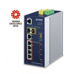 PLANET IGS-5225-4UP1T2S Gigabit Ethernet L2+ Gerenciado (10/100/1000) Power over Ethernet (PoE) Azul, Prata