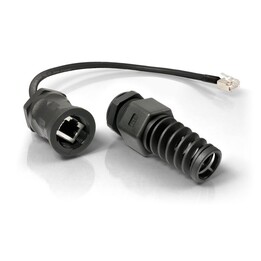 QuWireless QRJ45 network cable Black 0.16 m