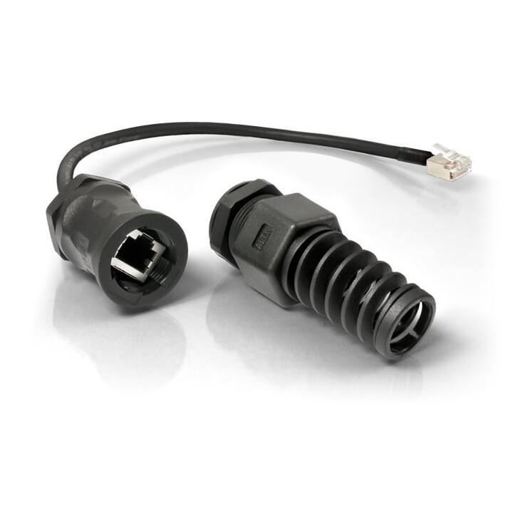 Cabo de rede QuWireless QRJ45 Preto 0,16 m