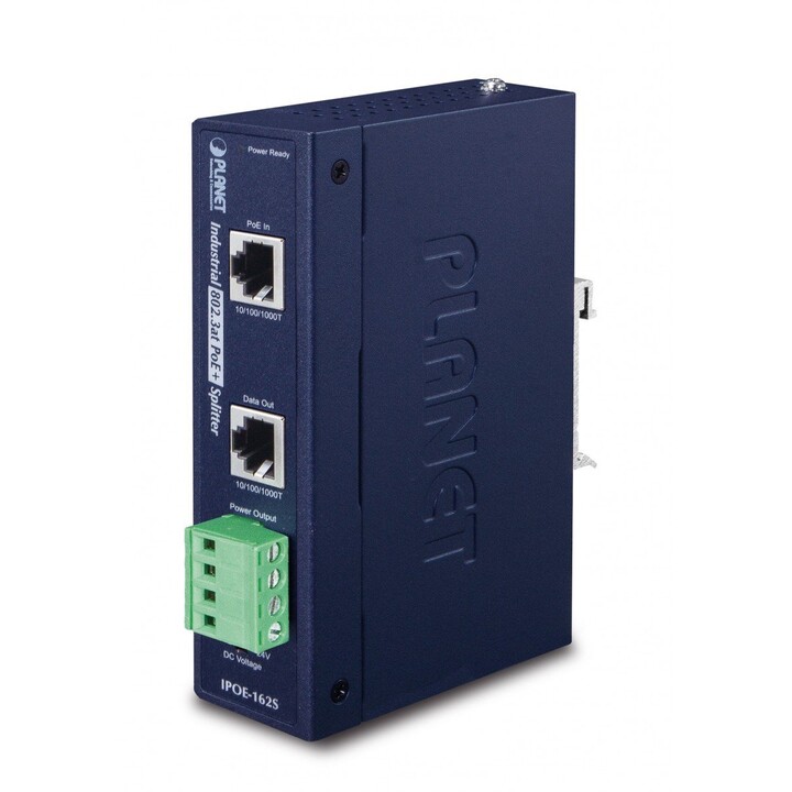 PLANET IPOE-162S Blauer Power over Ethernet (PoE) Netzwerksplitter