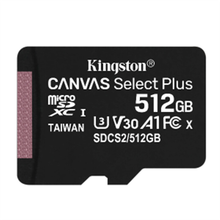Kingston Technology Canvas Select Plus Speicherkarte 512 GB SDXC Klasse 10 UHS-I