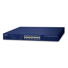 PLANET GSW-1601 switch No administrado Gigabit Ethernet (10/100/1000) 1U Azul