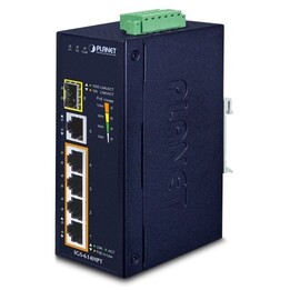 PLANET IGS-614HPT switch não gerenciado Gigabit Ethernet (10/100/1000) Power over Ethernet (PoE) Azul