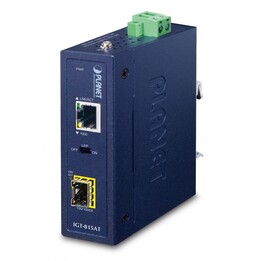 PLANET IGT-815AT Medienkonverter 1000 Mbit/s Multimode, Singlemode Blau