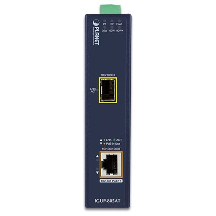 PLANET IGUP-805AT convertitore multimediale 1000 Mbit/s Blu