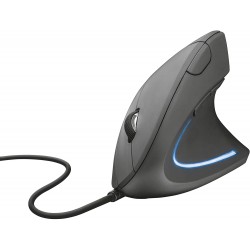 MOUSE TRUST VERTICAL VERTO ERGONOMIC 1600DPI USB BLACK