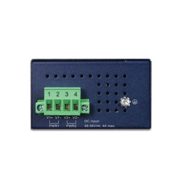Commutateur Power over Ethernet (PoE) PLANET IPOE-270-12V Bleu
