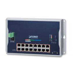 PLANET WGS-4215-16P2S Gigabit Ethernet L2 géré (10/100/1000) Power over Ethernet (PoE) Noir