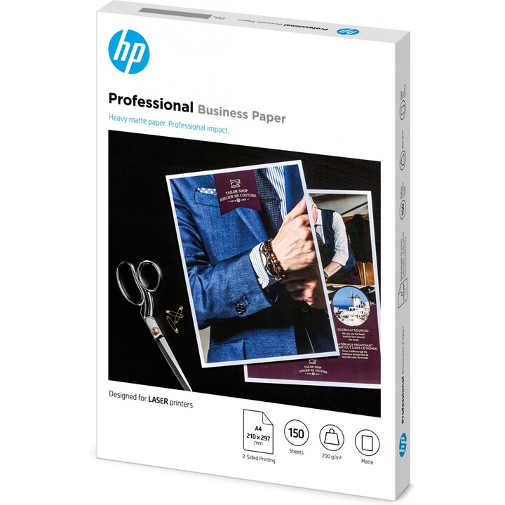 HP Professional Business Papier, Matt, 200 g/m2, A4 (210 x 297 mm), 150 Blatt
