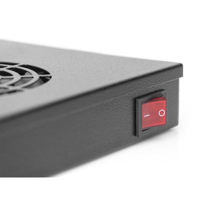 Unità ventilatore da soffitto Digitus per installazione variabile da 483 mm (19")