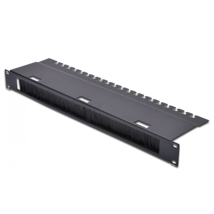Digitus Kabelmanagement-Panel mit Bürstenleiste für 483 mm (19") Schränke, 1HE