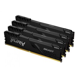 Módulo de memória Kingston Technology FURY Beast 128GB 4 x 32GB DDR4 3200 MHz