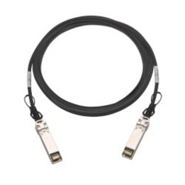 Câble fibre optique QNAP CAB-DAC30M-SFPP et DAC SFP+ InfiniBand 3 m Noir
