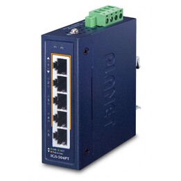 PLANET 10/100/1000T 802.3at PoE+ Unmanaged Gigabit Ethernet (10/100/1000) Power over Ethernet (PoE) Blue
