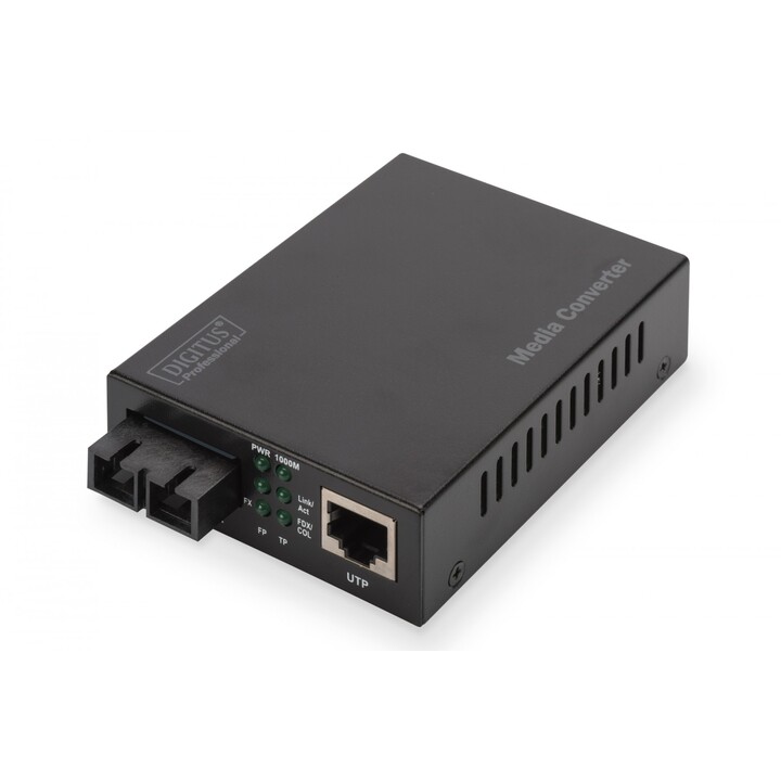 DIGITUS DN-82120-1 Medienkonverter Gigabit Ethernet, Multimode, SC