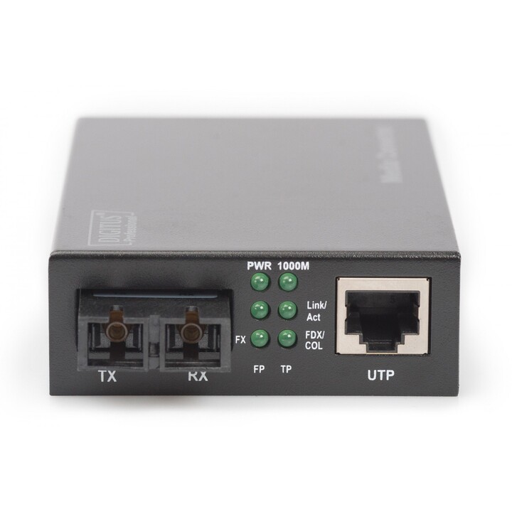 DIGITUS DN-82120-1 Medienkonverter Gigabit Ethernet, Multimodo, SC