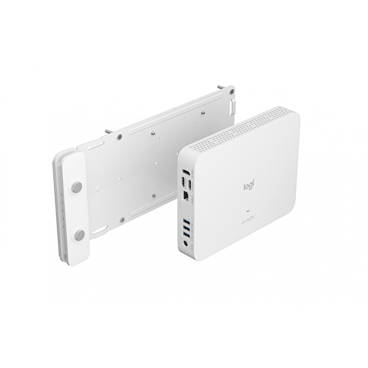 Logitech 952-000097 Support pour processeur et moniteur Blanc