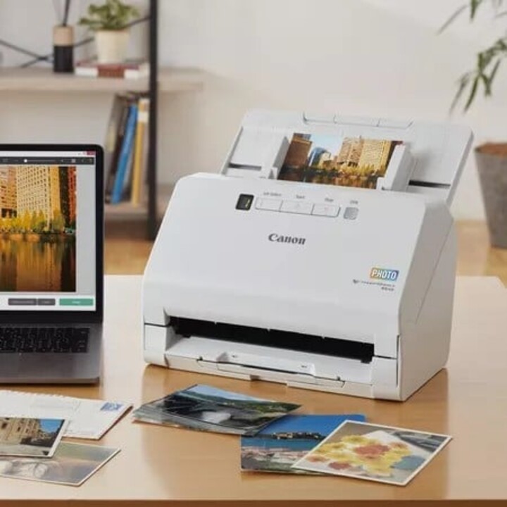 Canon RS40 Escáner alimentado con hojas 600 x 600 DPI Blanco