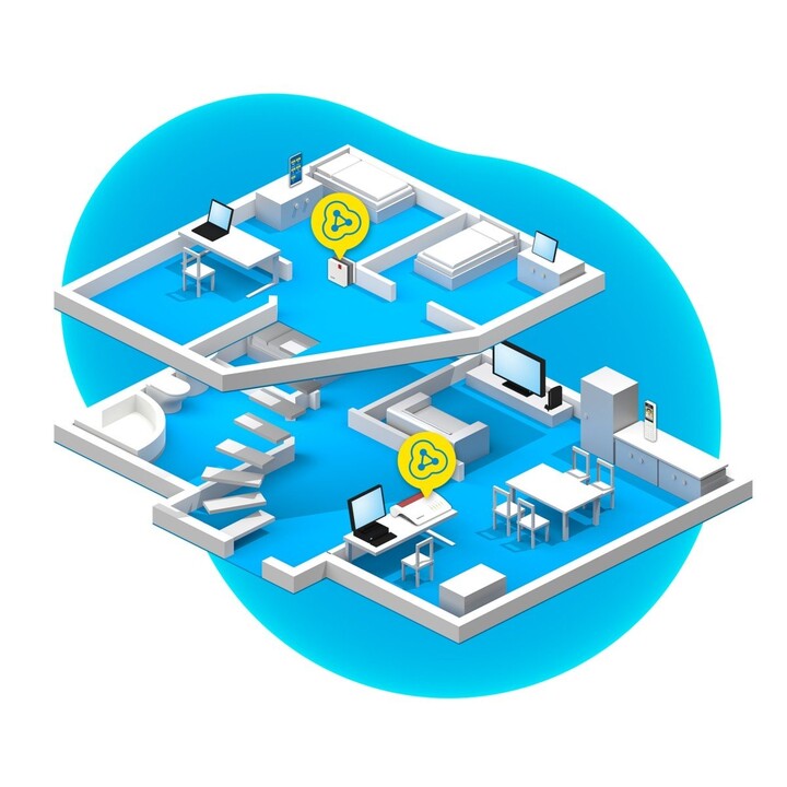 FRITZ!Repeater 1200 AX 2400 Mbit/s Blanco