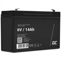 Green Cell 6V 14Ah AGM Battery - Battery - 14000 mAh