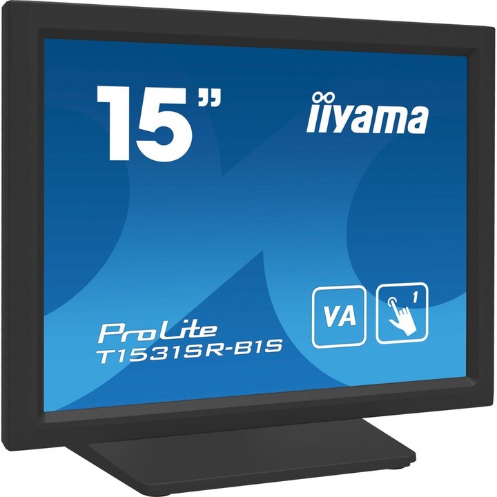 Moniteur de point de vente iiyama T1531SR-B1S 38,1 cm (15") 1024 x 768 pixels XGA Écran tactile
