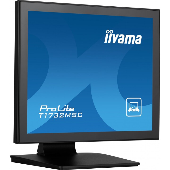 Monitor desktop touchscreen LED Full HD iiyama ProLite T1732MSC-B1SAG da 17" 1280 x 1024, nero