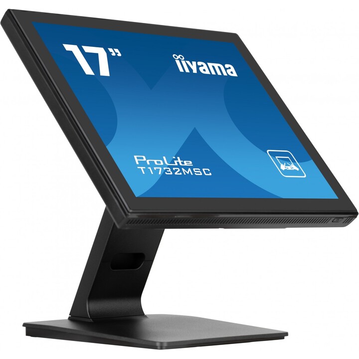 Monitor desktop touchscreen LED Full HD iiyama ProLite T1732MSC-B1SAG da 17" 1280 x 1024, nero