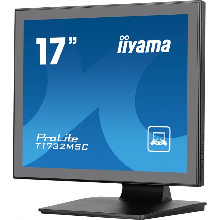 Monitor desktop touchscreen LED Full HD iiyama ProLite T1732MSC-B1SAG da 17" 1280 x 1024, nero