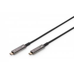Digitus AK-330160-150-S cable USB USB 3.2 Gen 1 (3.1 Gen 1) 15 m USB C Negro