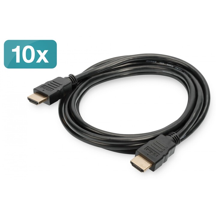 Digitus AK-990920-020-S HDMI cable 2 m HDMI type A (Standard) Black