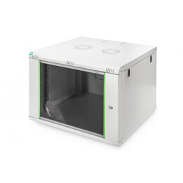 Gabinete de rack Digitus DN-19 07U-6/6-EC 7U para montagem em parede, cinza