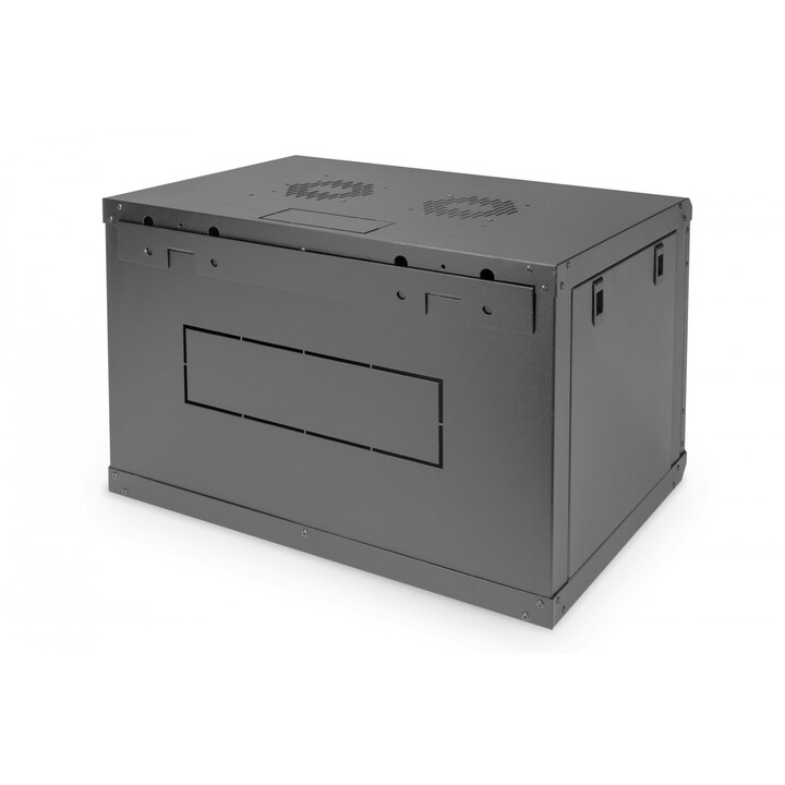Gabinete de rack Digitus DN-19 07-U-EC-SW 7U para montagem em parede, preto