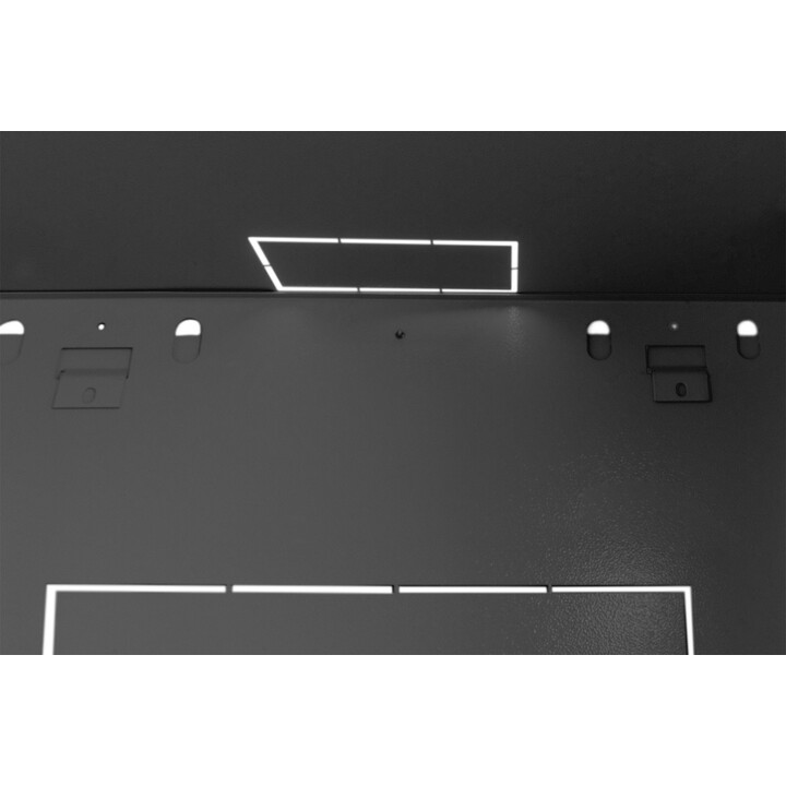 Armoire rack 7U Digitus DN-19 07-U-EC-SW à montage mural, noire